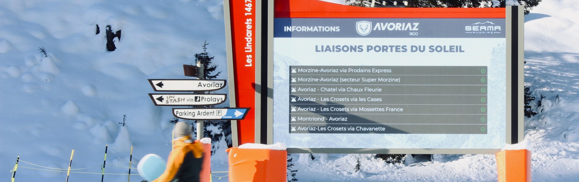 Affichage dynamique extérieur – Avoriaz